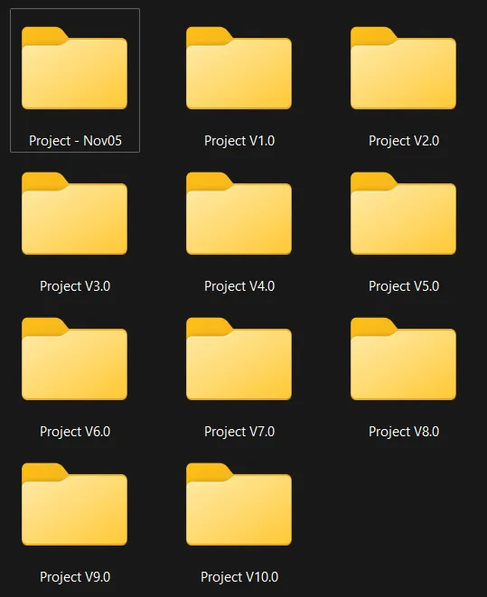 Version Control using Directories